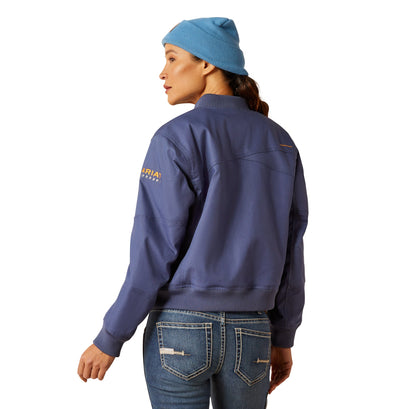 Rebar Stretch Canvas Bomber Jacket