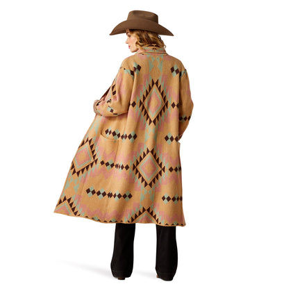Sunset Chic Blanket Coat