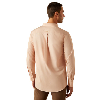 Wrinkle Free Solid Fitted Shirt