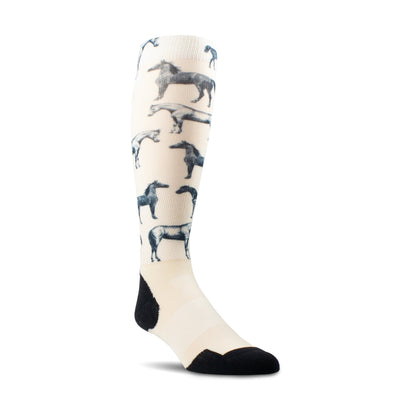 AriatTEK Slim Printed Socks