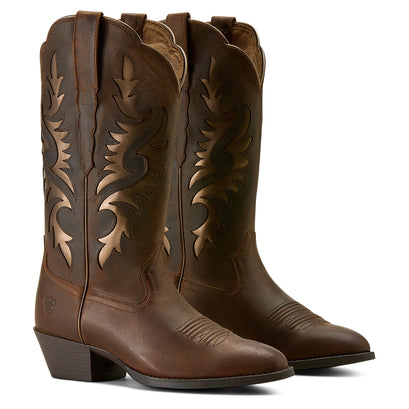 Heritage R Toe Retro Western Boot