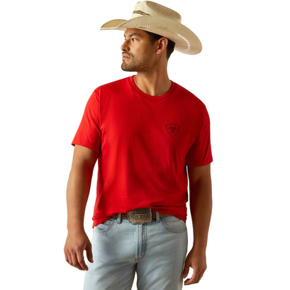 Ariat Etched Buffalo LOTF Flag T-Shirt