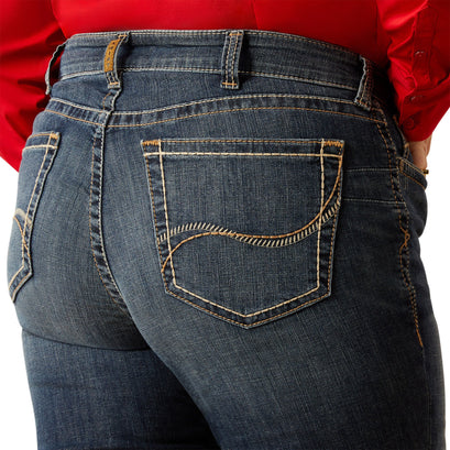 Mid Rise Lilla Boot Cut Jeans