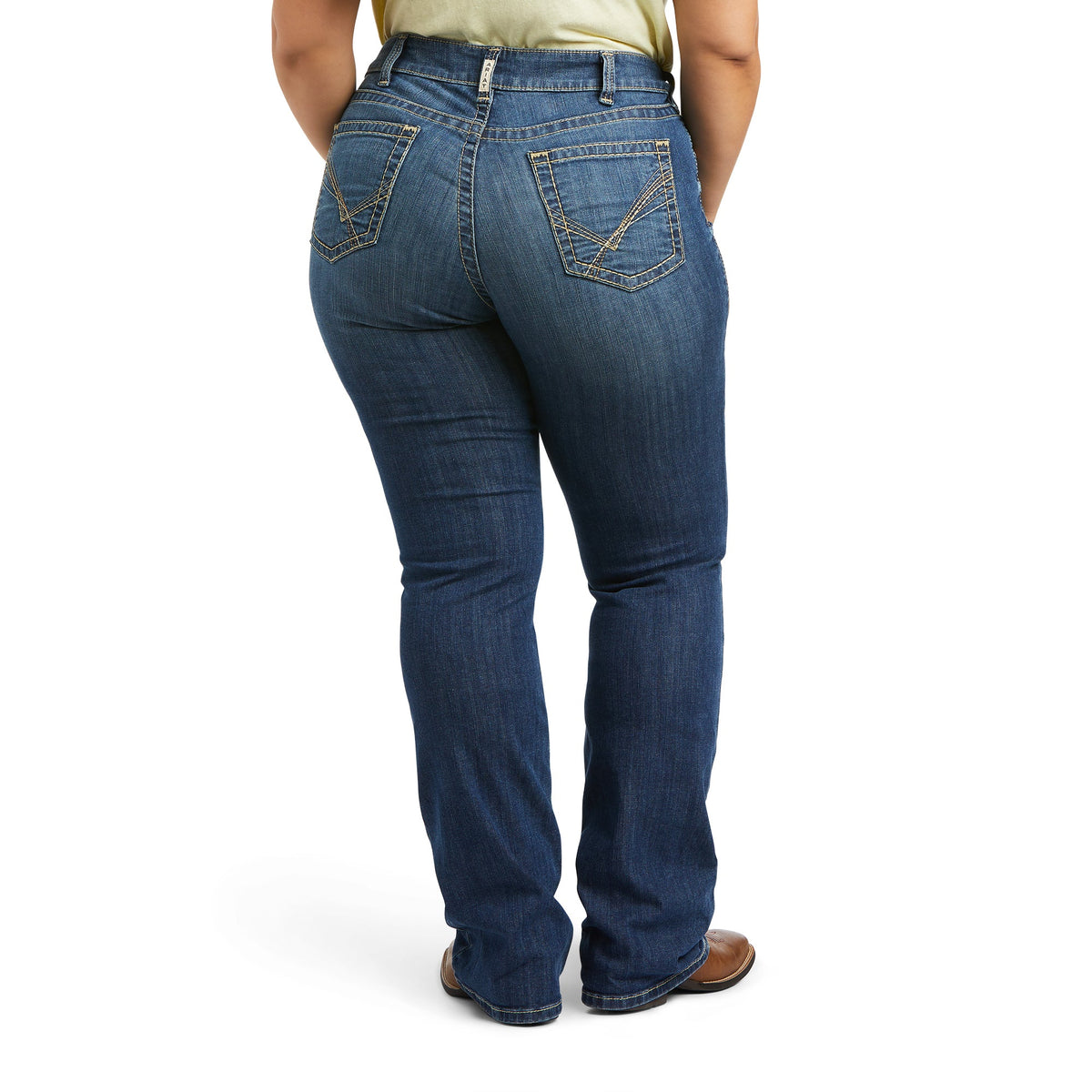 R.E.A.L. Mid Rise Arrow Fit Virginia Boot Cut Ariat New Zealand