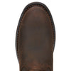 Men's WorkHog Waterproof Composite Toe Work Boots in Oily Distressed Brown, 10001200 Ariat toe