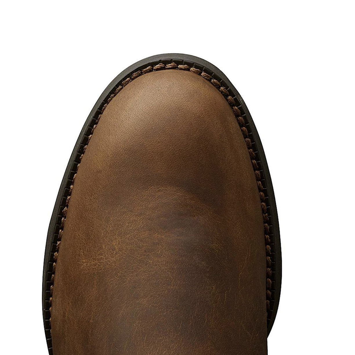 Ariat Kid's Heritage Roper Distressed Brown 10001850 toe