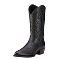 Ariat Men's Heritage Western R Toe Black Deertan 10002218