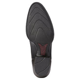 Ariat Men's Heritage Western R Toe Black Deertan 10002218 outsole