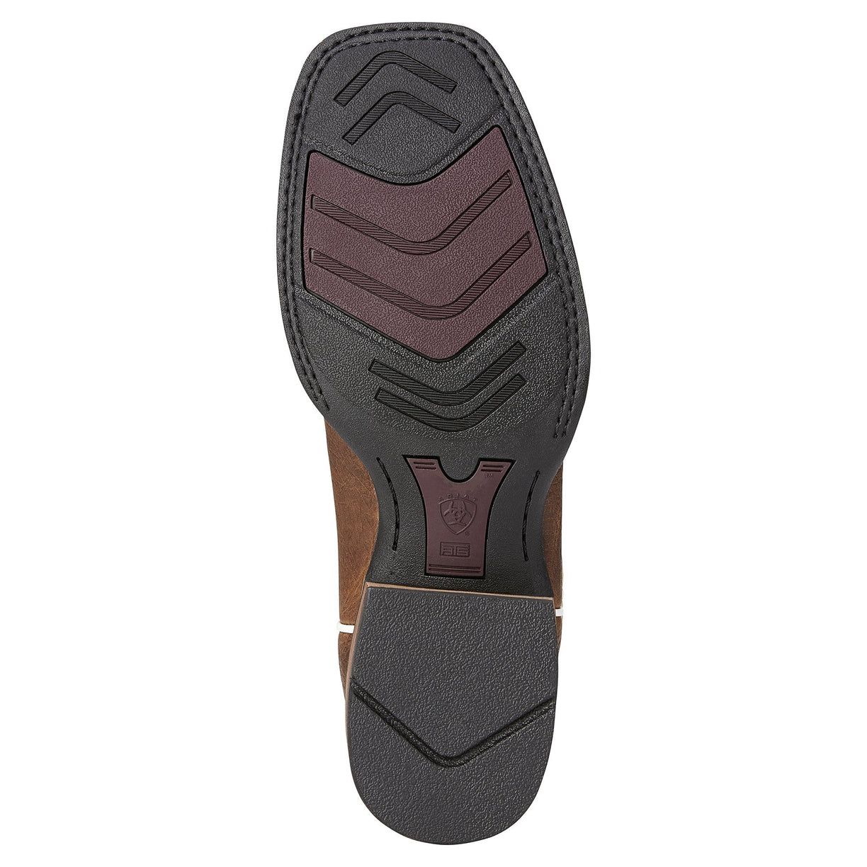 Ariat Men's Quickdraw Tumbled Bark / Beige outsole