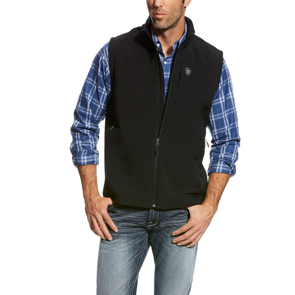 Ariat Men's Vernon 2.0 Softshell Vest Black 10023335