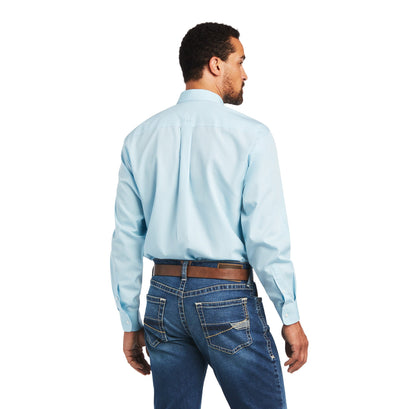 Wrinkle Free Solid Pinpoint Oxford Classic Fit Shirt