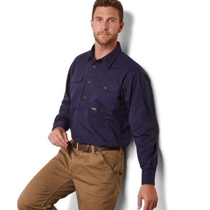 Rebar Half Button Workshirt
