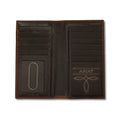 Contrast Stitch Shield Rodeo Wallet