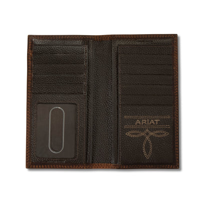 Contrast Stitch Shield Rodeo Wallet