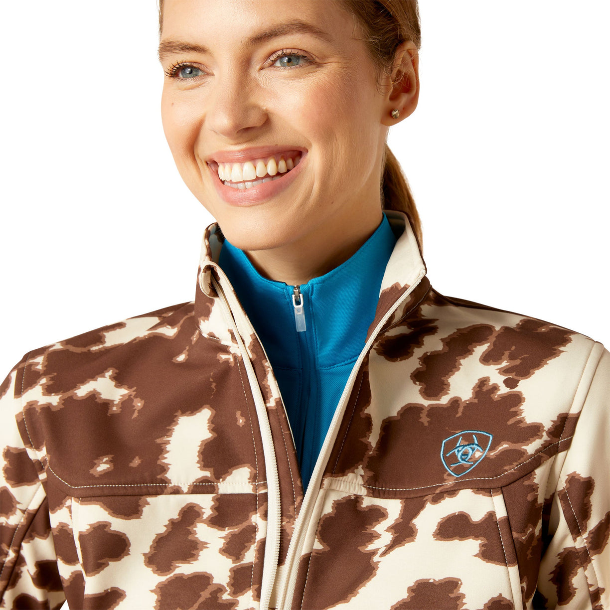 New Team Softshell Print Water Resistant Jacket