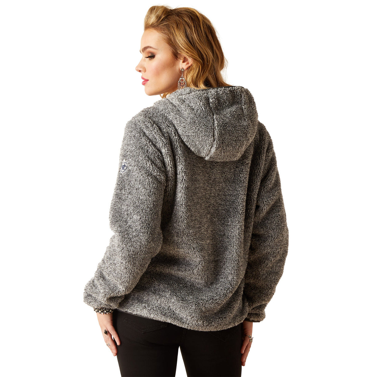 Lurex Berber 1/2 Zip Hoodie