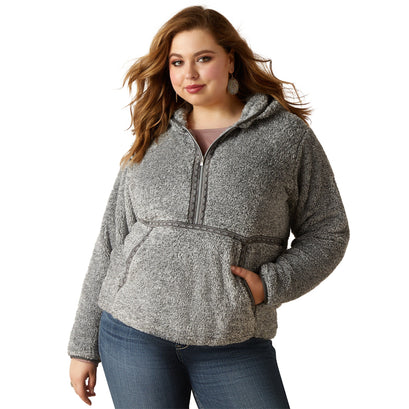 Lurex Berber 1/2 Zip Hoodie