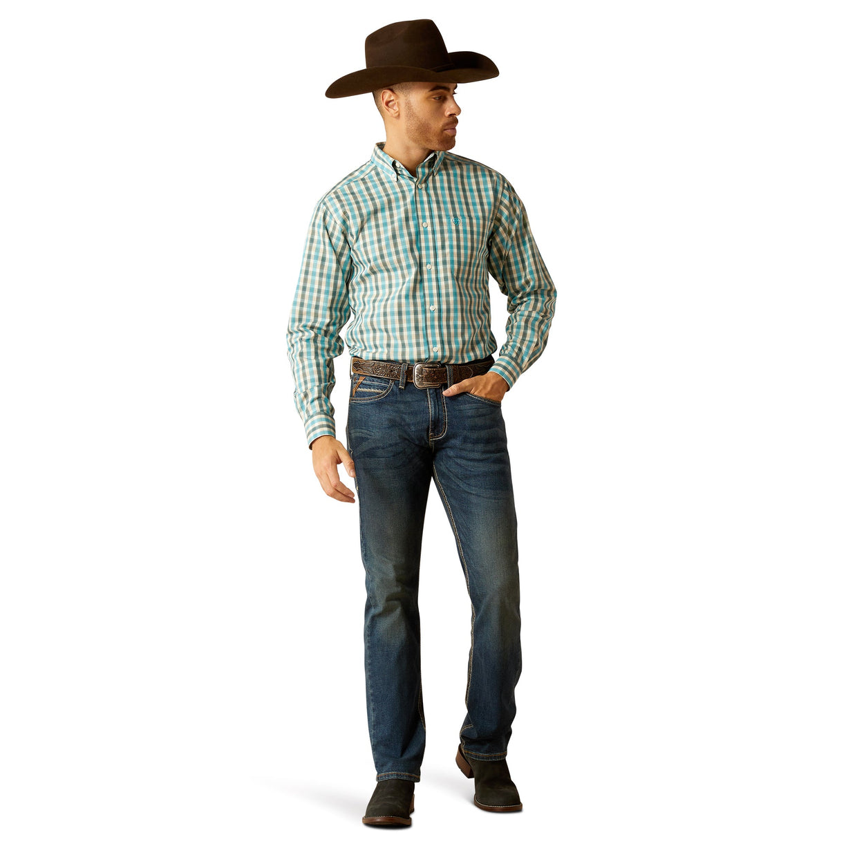 Wrinkle Free Gordie Fitted Shirt