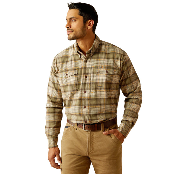 Rebar Flannel DuraStretch Work Shirt