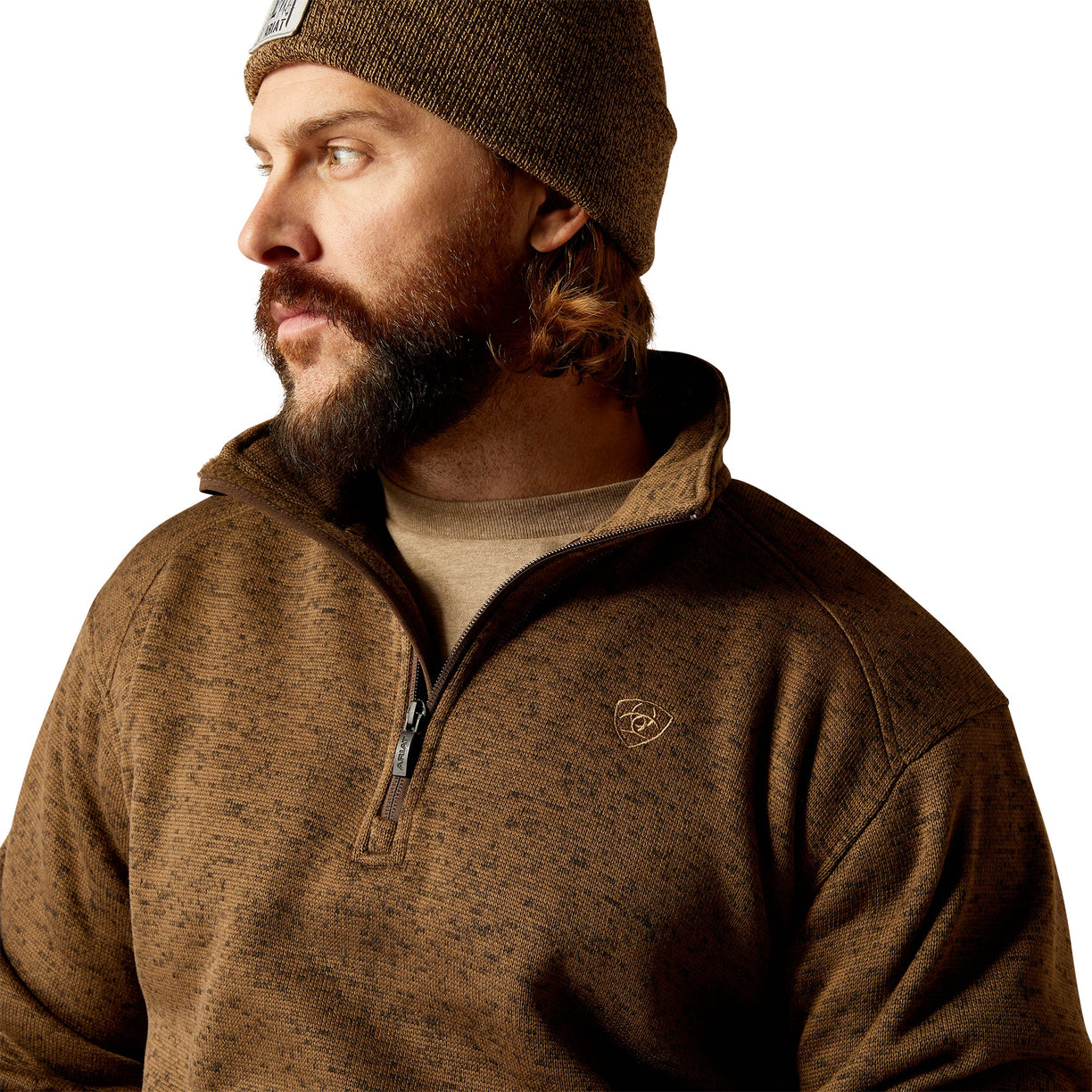 Caldwell Logo 1/4 Zip Sweater