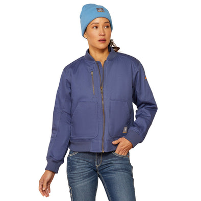 Rebar Stretch Canvas Bomber Jacket