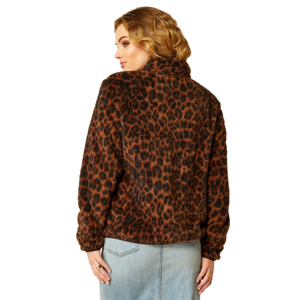 Berber Snap Front Sweatshirt