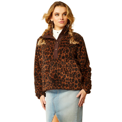Berber Snap Front Sweatshirt