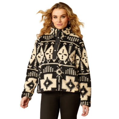 Berber Snap Front Sweatshirt