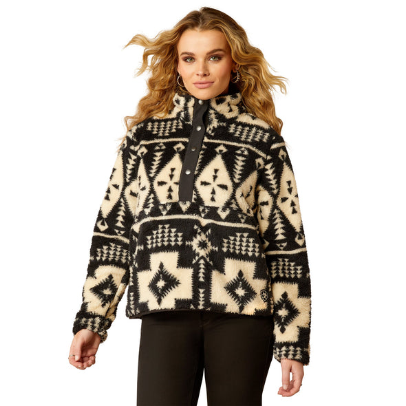 Berber Snap Front Sweatshirt