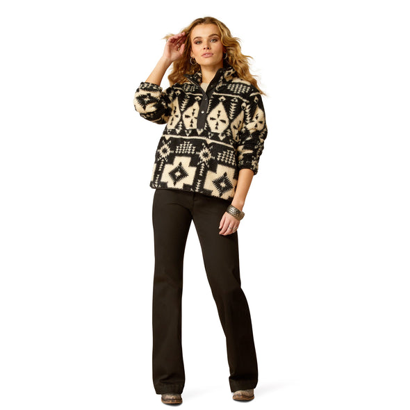 Berber Snap Front Sweatshirt