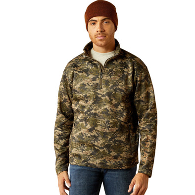 Caldwell Logo 1/4 Zip Sweater