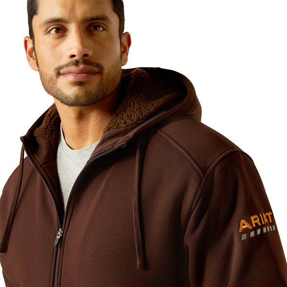 Rebar All-Weather Sherpa-Lined Full Zip Hoodie