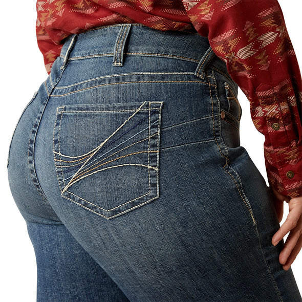 Mid Rise Amora Boot Cut Jeans