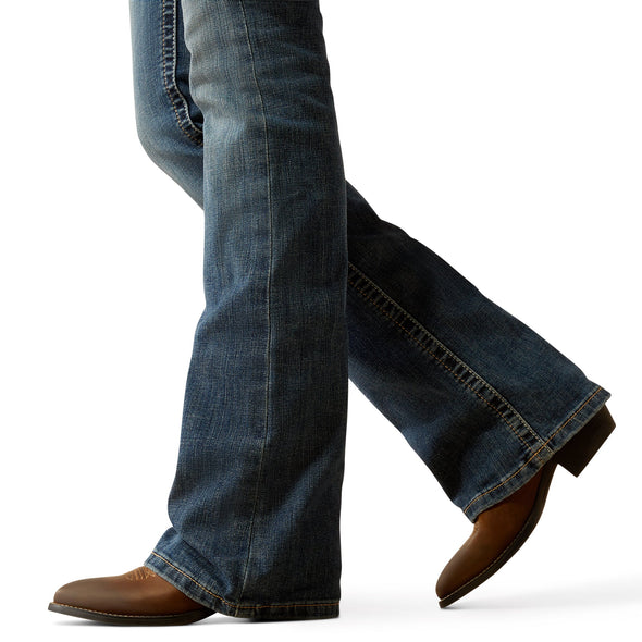 Mid Rise Amora Boot Cut Jeans