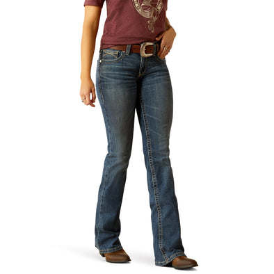 Mid Rise Amora Boot Cut Jeans