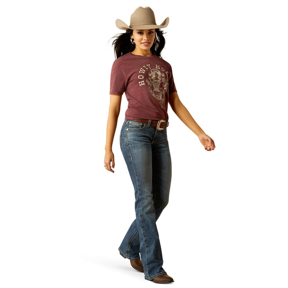 Mid Rise Amora Boot Cut Jeans