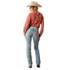 Mid Rise Mallory Straight Leg Jeans