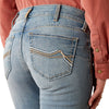 Mid Rise Mallory Straight Leg Jeans