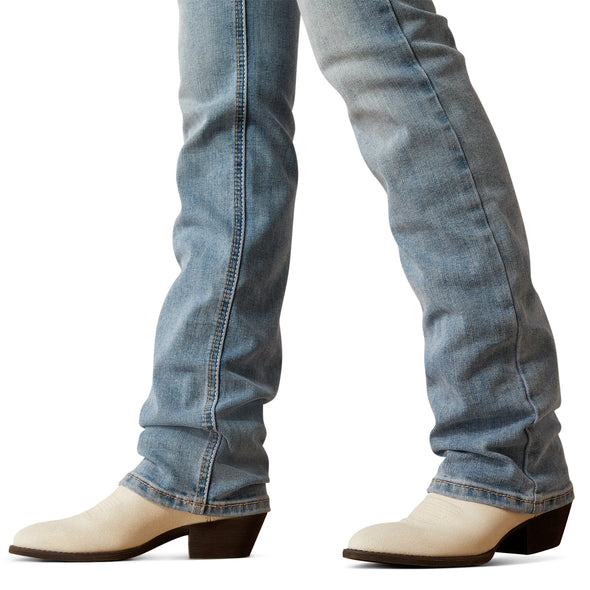 Mid Rise Mallory Straight Leg Jeans
