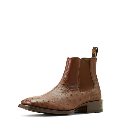 Booker Ultra Exotic - Tabac Brown Full Quill Ostrich Leather