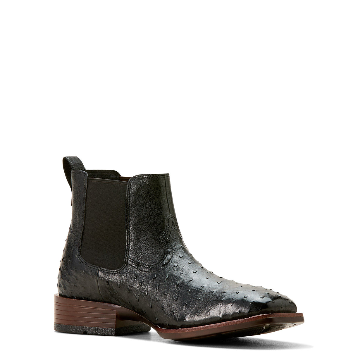 Booker Ultra Exotic - Jet Black Full Quill Ostrich Leather