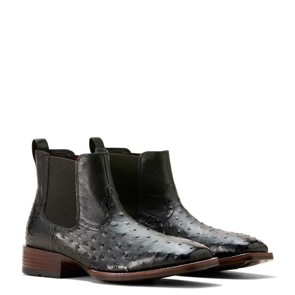 Booker Ultra Exotic - Jet Black Full Quill Ostrich Leather