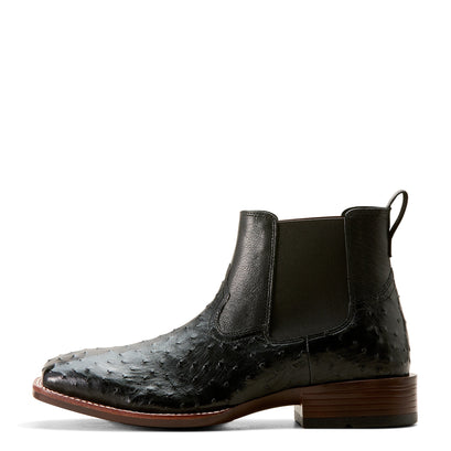 Booker Ultra Exotic - Jet Black Full Quill Ostrich Leather