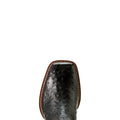 Booker Ultra Exotic - Jet Black Full Quill Ostrich Leather