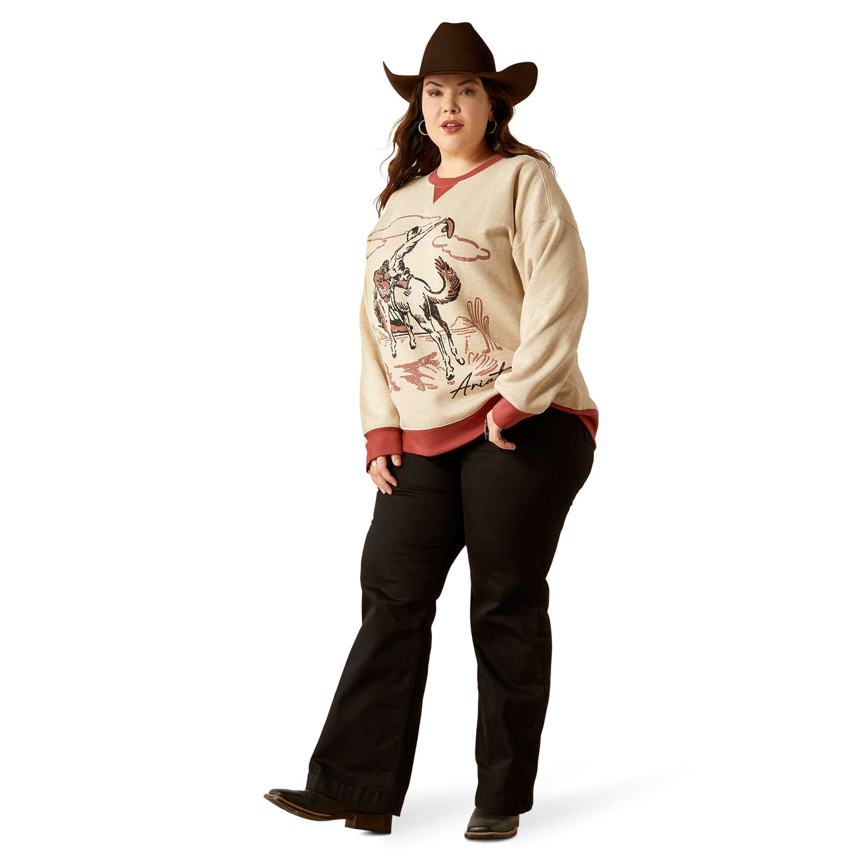 Roughstock Oversized Crew Sweatshirt