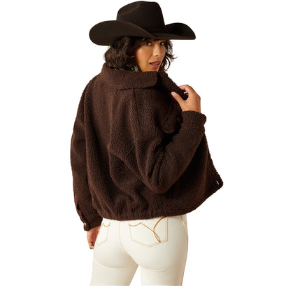 Julep Cropped Sherpa Jacket