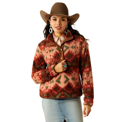 Berber Snap Front Sweatshirt