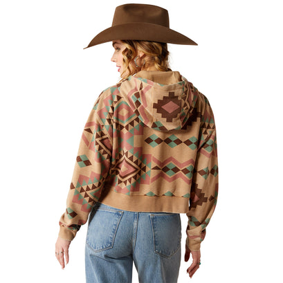 Sunset Spark Crop Hoodie