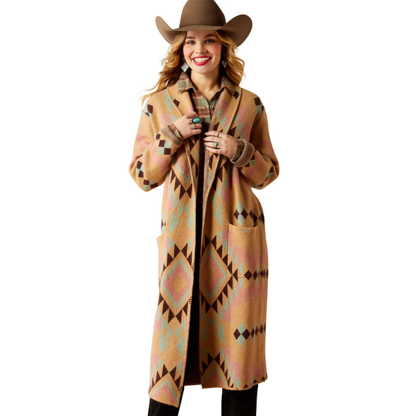Sunset Chic Blanket Coat