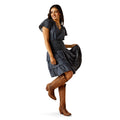 Ariat Stellar Dress in Medium Blue Chambray colour